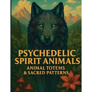 Publishing, MachinaMonet Psychedelic Spirit Animals: Animal Totems & Sacred Patterns: A Trippy Adult Coloring Book Featuring 45 Sacred Animal Totems, Mandalas, Mushrooms, and Mystical Nature Designs Publishing, MachinaMonet Psychedelic Spirit Animals: Animal Totems & Sacred Patterns: A Trippy Adult Coloring Book Featuring 45 Sacred Animal Totems, Mandalas, Mushrooms, and Mystical Nature Designs