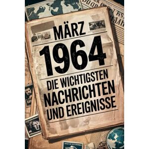 Gruhne, Carlo März 1964: Die wichtigsten Nachrichten und Ereignisse: Ein persönliches Geschenk für alle, die im März 1964 geboren wurden – mit den bedeutendsten ... Gesellschaft, Kultur und Wissenschaft Gruhne, Carlo März 1964: Die wichtigsten Nachrichten und Ereignisse: Ein persönliches Geschenk für alle, die im März 1964 geboren wurden – mit den bedeutendsten ... Gesellschaft, Kultur und Wissenschaft