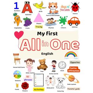 Momo, Mittu and My First All in one book english : Best early learning book for kids 2 to 6 year old Alphabet Numbers wild , farm, baby and sea animals Birds ... Colouring fun Tracing and many more Momo, Mittu and My First All in one book english : Best early learning book for kids 2 to 6 year old Alphabet Numbers wild , farm, baby and sea animals Birds ... Colouring fun Tracing and many more