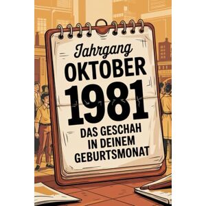 Franzert, Linda Jahrgang Oktober 1981 – Das geschah in deinem Geburtsmonat: Ein besonderes Geschenk für alle, die im Oktober 1981 geboren wurden – Die wichtigsten Ereignisse deines ersten Lebensmonats Franzert, Linda Jahrgang Oktober 1981 – Das geschah in deinem Geburtsmonat: Ein besonderes Geschenk für alle, die im Oktober 1981 geboren wurden – Die wichtigsten Ereignisse deines ersten Lebensmonats