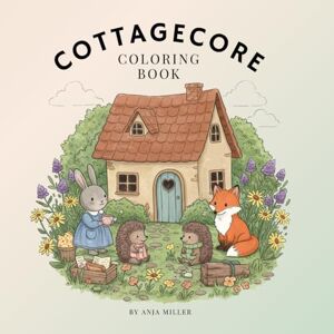Miller, Anja Cottagecore Coloring Book: Cozy Colloring at your Fingertips (Cottagecore Colloring) Miller, Anja Cottagecore Coloring Book: Cozy Colloring at your Fingertips (Cottagecore Colloring)