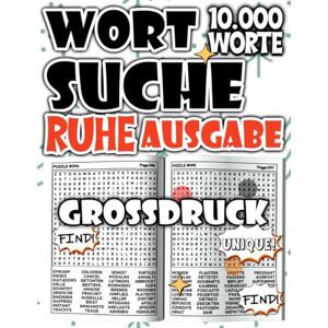 Salvatore, Modo Wortsuchspiel für Erwachsene Ausgabe Ruhe : Entspannende Wortsuche mit großer Schrift, leicht zu lesen, 10.000 Wörter für ruhige Konzentration ... für ... für Entspannung und ruhige Konzentration) Salvatore, Modo Wortsuchspiel für Erwachsene Ausgabe Ruhe : Entspannende Wortsuche mit großer Schrift, leicht zu lesen, 10.000 Wörter für ruhige Konzentration ... für ... für Entspannung und ruhige Konzentration)