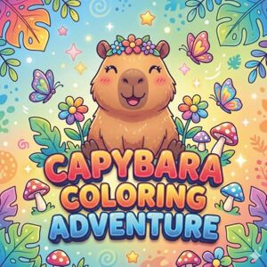 C, Guru Capybara Coloring Book: Cute Capybara Animals, Relaxing Nature Scenes, Fun Coloring Activities for Stress Relief and Creativity C, Guru Capybara Coloring Book: Cute Capybara Animals, Relaxing Nature Scenes, Fun Coloring Activities for Stress Relief and Creativity