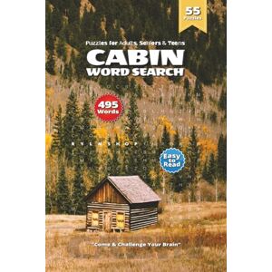 shop, RYLN Cabin Word Search Puzzle Book: Rustic Word Searches Filled with Campfires, Pine Trees & Forest Paths 6x9 Inches, 110 Pages Over 50 Soothing ... Escape into Nature’s Quiet Beauty shop, RYLN Cabin Word Search Puzzle Book: Rustic Word Searches Filled with Campfires, Pine Trees & Forest Paths 6x9 Inches, 110 Pages Over 50 Soothing ... Escape into Nature’s Quiet Beauty