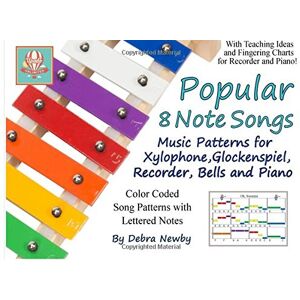 Newby, Debra Popular 8 Note Songs: Music Patterns for Xylophone, Glockenspiel, Recorder, Bells and Piano: Volume 1 Newby, Debra Popular 8 Note Songs: Music Patterns for Xylophone, Glockenspiel, Recorder, Bells and Piano: Volume 1
