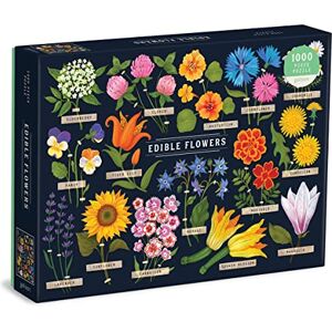 Galison 9780735369078 Edible Flowers 1000 Piece Puzzle Galison 9780735369078 Edible Flowers 1000 Piece Puzzle