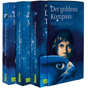 Pullman, Philip Der Goldene Kompass, Das Magische Messer, Das Bernstein-Teleskop: Alle 3 Bände im Taschenbuchschuber Pullman, Philip Der Goldene Kompass, Das Magische Messer, Das Bernstein-Teleskop: Alle 3 Bände im Taschenbuchschuber