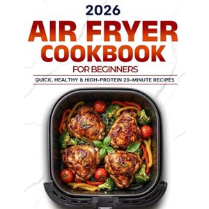 Bookhart, Sunny Air Fryer Cookbook for Beginners: Quick, Healthy & High-Protein 20-Minute Recipes for Everyday Cooking – to Make Your Life Easier Bookhart, Sunny Air Fryer Cookbook for Beginners: Quick, Healthy & High-Protein 20-Minute Recipes for Everyday Cooking – to Make Your Life Easier