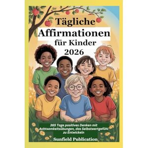 Publication, Sunfield Tägliche Affirmationen für Kinder 2026: 365 Tage positives Denken mit Achtsamkeitsübungen, das Selbstwertgefühl zu Entwickeln Publication, Sunfield Tägliche Affirmationen für Kinder 2026: 365 Tage positives Denken mit Achtsamkeitsübungen, das Selbstwertgefühl zu Entwickeln