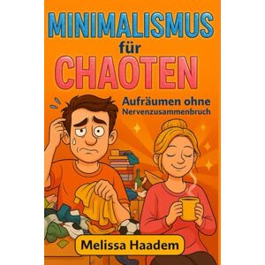 Haadem, Melissa Minimalismus für Chaoten – Aufräumen ohne Nervenzusammenbruch: Humorvoller Aufräumguide für alle, die keine Lust auf Perfektionsdruck haben – mit ... im Kopf und zu Hause. (Chaos & Klarheit) Haadem, Melissa Minimalismus für Chaoten – Aufräumen ohne Nervenzusammenbruch: Humorvoller Aufräumguide für alle, die keine Lust auf Perfektionsdruck haben – mit ... im Kopf und zu Hause. (Chaos & Klarheit)