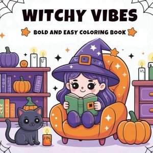 Books, Everyday Brave Witchy Vibes: Cute and Cozy Halloween Coloring Book: Kawaii Witches, Cats, Pumpkins, and Cozy Halloween Scenes to Color and Relax (Cute, Bold & Cozy Coloring Book Series) Books, Everyday Brave Witchy Vibes: Cute and Cozy Halloween Coloring Book: Kawaii Witches, Cats, Pumpkins, and Cozy Halloween Scenes to Color and Relax (Cute, Bold & Cozy Coloring Book Series)