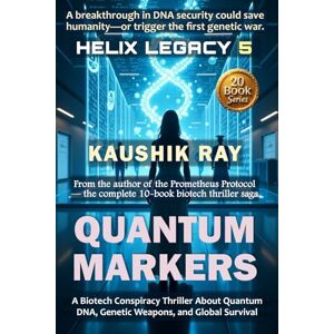 Ray, Kaushik QUANTUM MARKERS HELIX LEGACY 5: A Biotech Conspiracy Thriller About Quantum DNA, Genetic Weapons, and Global Survival Ray, Kaushik QUANTUM MARKERS HELIX LEGACY 5: A Biotech Conspiracy Thriller About Quantum DNA, Genetic Weapons, and Global Survival