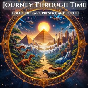 M, Crayon Journey Through Time: A Mindful Journey from Ancient Civilizations to Futuristic Worlds – Educational & Relaxing Coloring Pages for All Ages M, Crayon Journey Through Time: A Mindful Journey from Ancient Civilizations to Futuristic Worlds – Educational & Relaxing Coloring Pages for All Ages