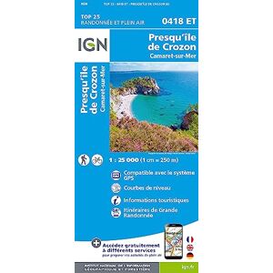 Presqu'île de Crozon / Camaret-sur-Mer (0418ET): 1:25000 (TOP 25) Presqu'île de Crozon / Camaret-sur-Mer (0418ET): 1:25000 (TOP 25)