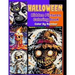 Publishing, Playful Print Halloween Hidden Pictures Coloring Book: Spooky Scenes to Color-By-Number and Seek Hidden Pictures – Fun for Creative Kids and Adults Publishing, Playful Print Halloween Hidden Pictures Coloring Book: Spooky Scenes to Color-By-Number and Seek Hidden Pictures – Fun for Creative Kids and Adults