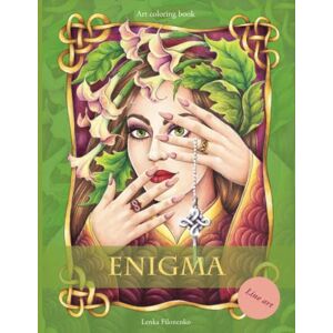 Filonenko, Lenka Enigma: Line art coloring book for adults Filonenko, Lenka Enigma: Line art coloring book for adults