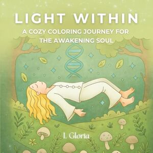 Gloria, I. Light Within: A Cozy Coloring Journey for Adults and Teens with Cute and Spiritual Scenes and Daily Mindful Activities: by I. Gloria Gloria, I. Light Within: A Cozy Coloring Journey for Adults and Teens with Cute and Spiritual Scenes and Daily Mindful Activities: by I. Gloria