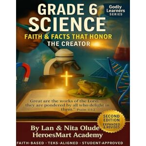 Olude, Lan and Nita Grade 6 Science: Faith & Facts That Honor the Creator: Full Year Curriculum (Godly Learners) Second Edition Olude, Lan and Nita Grade 6 Science: Faith & Facts That Honor the Creator: Full Year Curriculum (Godly Learners) Second Edition
