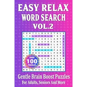 PUBLISHING, MISKKU Easy Relax Word Search Vol. 2: Gentle Brain Boost Puzzles For Adults Seniors And More (Travel Size 6"x9") PUBLISHING, MISKKU Easy Relax Word Search Vol. 2: Gentle Brain Boost Puzzles For Adults Seniors And More (Travel Size 6"x9")
