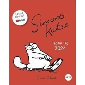 Heye Simons Katze Tagesabreißkalender 2024. Abreiß-Kalender für alle Simons Cat-Fans. Tischkalender 2024 mit lustigen Episoden aus dem typischen Alltag von Simons Katze. Auch zum Aufhängen. Heye Simons Katze Tagesabreißkalender 2024. Abreiß-Kalender für alle Simons Cat-Fans. Tischkalender 2024 mit lustigen Episoden aus dem typischen Alltag von Simons Katze. Auch zum Aufhängen.