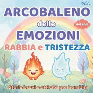 Favole, Leo Arcobaleno delle Emozioni – Rabbia e Tristezza: Storie illustrate e attività per genitori e figli (4–6 anni): crescere insieme attraverso le emozioni Favole, Leo Arcobaleno delle Emozioni – Rabbia e Tristezza: Storie illustrate e attività per genitori e figli (4–6 anni): crescere insieme attraverso le emozioni
