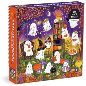 Mudpuppy Ghostly Gathering! – 500 Piece Family Jigsaw Puzzle With Colorful And Fun Illustrations of Ghosts Getting Ready For Halloween For Children Ages 8 And Up Mudpuppy Ghostly Gathering! – 500 Piece Family Jigsaw Puzzle With Colorful And Fun Illustrations of Ghosts Getting Ready For Halloween For Children Ages 8 And Up