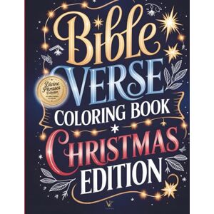 Editorial, VE Inspira Bible Verse Coloring Book – Christmas Edition Divine Phrases Collection: 40 Bible verses to color Editorial, VE Inspira Bible Verse Coloring Book – Christmas Edition Divine Phrases Collection: 40 Bible verses to color