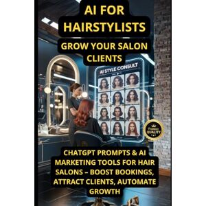 Woźniak, Jacek AI for Hairstylists Grow Your Salon Clients: ChatGPT Prompts & AI Marketing Tools for Hair Salons – Boost Bookings, Attract Clients, Automate Growth Woźniak, Jacek AI for Hairstylists Grow Your Salon Clients: ChatGPT Prompts & AI Marketing Tools for Hair Salons – Boost Bookings, Attract Clients, Automate Growth