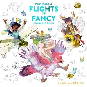 D'Errico, Camilla Pop Manga Flights of Fancy Coloring Book D'Errico, Camilla Pop Manga Flights of Fancy Coloring Book