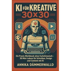 Dämmerwald, Annika KI für Kreative 30×30: Ein Praxis-Workbook ohne Fachchinesisch – 30 Mini-Labore für Schreiben, Design und Content mit KI Dämmerwald, Annika KI für Kreative 30×30: Ein Praxis-Workbook ohne Fachchinesisch – 30 Mini-Labore für Schreiben, Design und Content mit KI