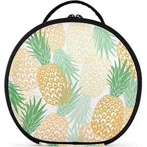 Moyyo Yellow Pineapples Large Make up Bag for Women, Travel Makeup Bag with Removable Compartments, Waterproof Cosmetic Bag Portable Make Up Train Case Makeup Organiser Bag Toiletry Bag Moyyo Yellow Pineapples Large Make up Bag for Women, Travel Makeup Bag with Removable Compartments, Waterproof Cosmetic Bag Portable Make Up Train Case Makeup Organiser Bag Toiletry Bag