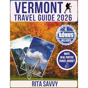 Savvy, Rita VERMONT TRAVEL GUIDE 2026: Explore Scenic Trails, Cozy Getaways, Seasons, Scenery, Slow-Living Magic, and Cozy Mountain Hideaways (Savvy Destinations Unveiled) Savvy, Rita VERMONT TRAVEL GUIDE 2026: Explore Scenic Trails, Cozy Getaways, Seasons, Scenery, Slow-Living Magic, and Cozy Mountain Hideaways (Savvy Destinations Unveiled)