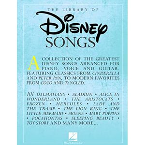 Various The Library of Disney Songs Piano Vocal Guitar Songbook Magical Sheet Music Collection for Beginners and Professionals Disney Movie Classics for ... Over 50 of the Greatest Disney Songs Various The Library of Disney Songs Piano Vocal Guitar Songbook Magical Sheet Music Collection for Beginners and Professionals Disney Movie Classics for ... Over 50 of the Greatest Disney Songs