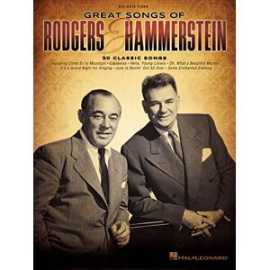 Rodgers & Hammerstein Great Songs of Big-Note Piano Songbook for Beginners Broadway Sheet Music Collection Easy Arrangements for Piano Learners and Music Students Rodgers & Hammerstein Great Songs of Big-Note Piano Songbook for Beginners Broadway Sheet Music Collection Easy Arrangements for Piano Learners and Music Students