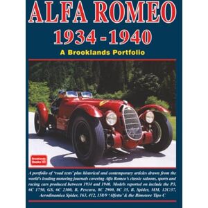 Antique Alfa Romeo 1934-1940 A Brooklands Portfolio Antique Alfa Romeo 1934-1940 A Brooklands Portfolio