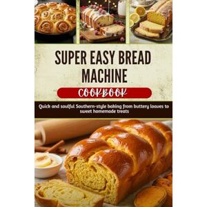 Rose, Chef Savannah SUPER EASY BREAD MACHINE COOK BOOK: Subtitle: Effortless Homemade Loaves with Southern Flair—From Sweet Classics to Hearty Crusts Rose, Chef Savannah SUPER EASY BREAD MACHINE COOK BOOK: Subtitle: Effortless Homemade Loaves with Southern Flair—From Sweet Classics to Hearty Crusts