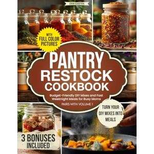 Garten, Erin Pantry Restock Cookbook: Budget-Friendly DIY Mixes and Fast Weeknight Meals for Busy Moms, with a 30-Day Meal Plan and Shopping Lists — Turn Your DIY Mixes Into Tasty Meals (Dry Mix Kitchen Series) Garten, Erin Pantry Restock Cookbook: Budget-Friendly DIY Mixes and Fast Weeknight Meals for Busy Moms, with a 30-Day Meal Plan and Shopping Lists — Turn Your DIY Mixes Into Tasty Meals (Dry Mix Kitchen Series)