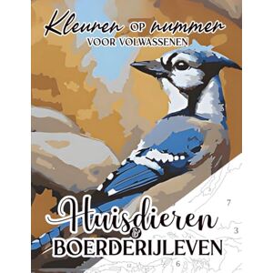 Zozomy Art Kleuren op nummer voor volwassenen: Huisdieren & boerderijleven Zozomy Art Kleuren op nummer voor volwassenen: Huisdieren & boerderijleven