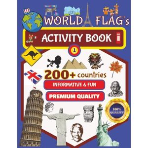 PuzWiz, T and T WORLD FLAG'S ACTIVITY BOOK PREMIUM QUALITY COLORING 200+ Countries 8.5 * 11 inches COLOR PRINT- AGES : 3+:: Discover the World: Capitals, ... GIFT FOR HOLIDAYS,BIRTHDAYS AND CHRISTMAS PuzWiz, T and T WORLD FLAG'S ACTIVITY BOOK PREMIUM QUALITY COLORING 200+ Countries 8.5 * 11 inches COLOR PRINT- AGES : 3+:: Discover the World: Capitals, ... GIFT FOR HOLIDAYS,BIRTHDAYS AND CHRISTMAS