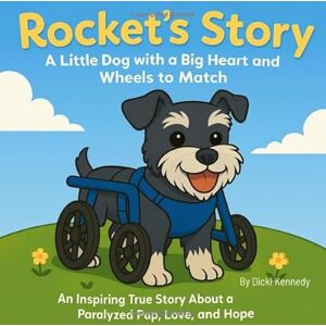 Kennedy, Dicki Rocket's Story: A Little Dog with a Big Heart and Wheels to Match: An Inspiring True Story About a Paralyzed Pup, Love, and Hope Kennedy, Dicki Rocket's Story: A Little Dog with a Big Heart and Wheels to Match: An Inspiring True Story About a Paralyzed Pup, Love, and Hope
