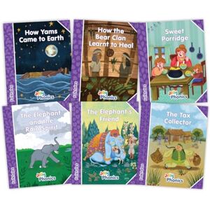 Wernham, Sara Jolly Phonics Folktales Purple Readers (Level 5) Complete Set (1-6): in Precursive Letters (British English edition) Wernham, Sara Jolly Phonics Folktales Purple Readers (Level 5) Complete Set (1-6): in Precursive Letters (British English edition)