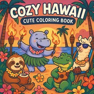 Ghost, Chubby Cozy Hawaii Coloring Book: Cute Tropical Scenes and Relaxing Island Animals for Adults and Teens, Easy-to-Color Pages for Stress Relief and Joy Ghost, Chubby Cozy Hawaii Coloring Book: Cute Tropical Scenes and Relaxing Island Animals for Adults and Teens, Easy-to-Color Pages for Stress Relief and Joy