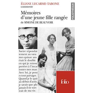 Lecarme-Tabo, E Foliotheque: Memoires D'Une Jeune Fille Rangee De Simone De Beauvoir: A40486 Lecarme-Tabo, E Foliotheque: Memoires D'Une Jeune Fille Rangee De Simone De Beauvoir: A40486