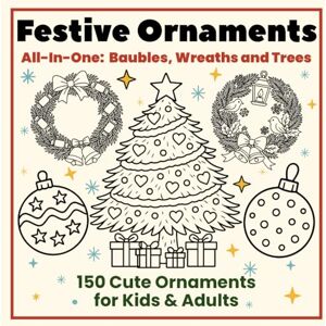 Stars, Gamella Festive Ornaments Christmas Bold Coloring Book for Kids and Adults Bold and Easy Christmas Ornaments Coloring Book: All-In-One: Baubles, Wreaths and Xmas Trees, Xmas Easy Color Pages Stars, Gamella Festive Ornaments Christmas Bold Coloring Book for Kids and Adults Bold and Easy Christmas Ornaments Coloring Book: All-In-One: Baubles, Wreaths and Xmas Trees, Xmas Easy Color Pages