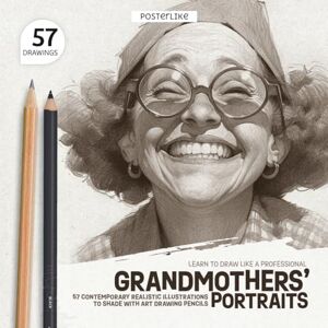 Editions, Posterlike Learn to Draw Like a Professional. Grandmothers’ Portraits: 57 Contemporary Realistic Illustrations to Shade with Art Drawing Pencils (Draw Like a Pro) Editions, Posterlike Learn to Draw Like a Professional. Grandmothers’ Portraits: 57 Contemporary Realistic Illustrations to Shade with Art Drawing Pencils (Draw Like a Pro)