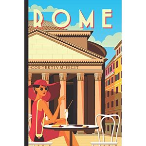 Journals, Terrence Travel Rome: Vintage Retro Art Deco Style Notebook for Journaling, Home, School, Work, Travel Diary for Italy 110 Ruled Pages Journals, Terrence Travel Rome: Vintage Retro Art Deco Style Notebook for Journaling, Home, School, Work, Travel Diary for Italy 110 Ruled Pages
