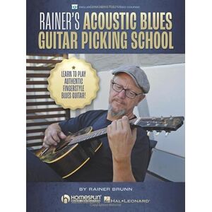Rainer Brunn Rainer's Acoustic Blues Guitar Picking School. Learn to Play Authentic Fingerstyle Blues Guitar! Book and Video-Online Rainer Brunn Rainer's Acoustic Blues Guitar Picking School. Learn to Play Authentic Fingerstyle Blues Guitar! Book and Video-Online