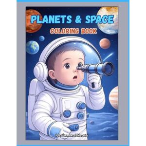 Meunier, Jules Emmanuel Planets & Space Coloring Book Meunier, Jules Emmanuel Planets & Space Coloring Book