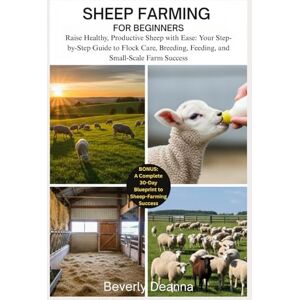 Deanna, Beverly SHEEP FARMING FOR BEGINNERS: Raise Healthy, Productive Sheep with Ease: Your Step-by-Step Guide to Flock Care, Breeding, Feeding, and Small-Scale Farm Success Deanna, Beverly SHEEP FARMING FOR BEGINNERS: Raise Healthy, Productive Sheep with Ease: Your Step-by-Step Guide to Flock Care, Breeding, Feeding, and Small-Scale Farm Success