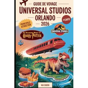 Caden, Kai Guide de voyage Universal Studios Orlando 2026: Découvrez Universal Orlando Resort avec le monde sorcier de Harry Potter, Jurassic Park, les Minions, ... et les divertissements emblématiques Caden, Kai Guide de voyage Universal Studios Orlando 2026: Découvrez Universal Orlando Resort avec le monde sorcier de Harry Potter, Jurassic Park, les Minions, ... et les divertissements emblématiques
